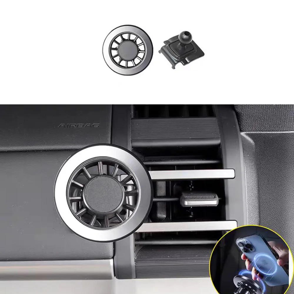 Driver And Passenger For BYD Leopard Titanium 7 Car Mobile Phone Holder Magnetic Suction Modified Decorative Accessories
