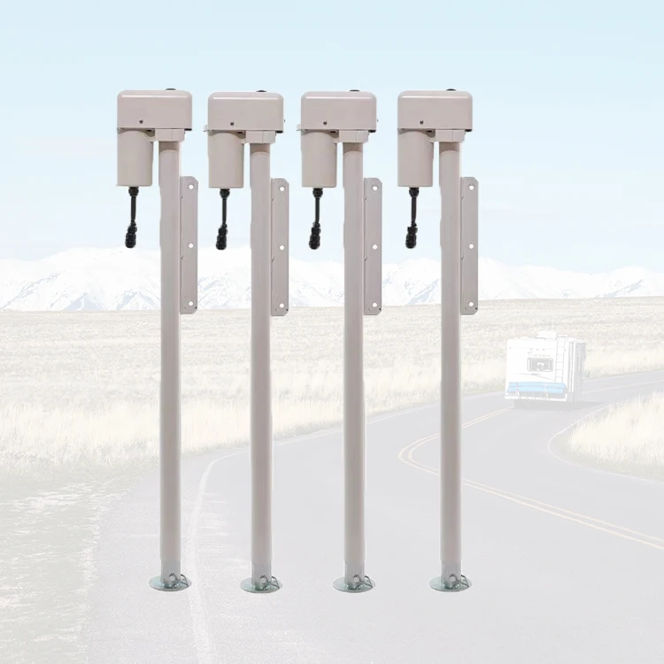 

Trailer Accessories High Tensity Steel Trailer Jacks High-Speed Power Stabilizer Jack Loading Capacity 2250 KG