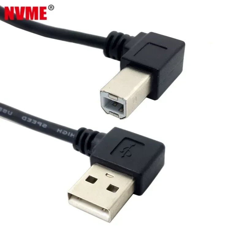 for Chenyang Right Angle USB 2.0 Male to B Male 90 Degree Elbow Printer Scanner Cable