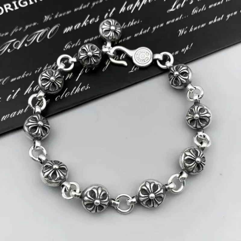 Retro Cross Bracelet, Mango Star Circle, Boat Anchor Bracelet, Personalized Simple Love, Male and Female Couples Jewelry