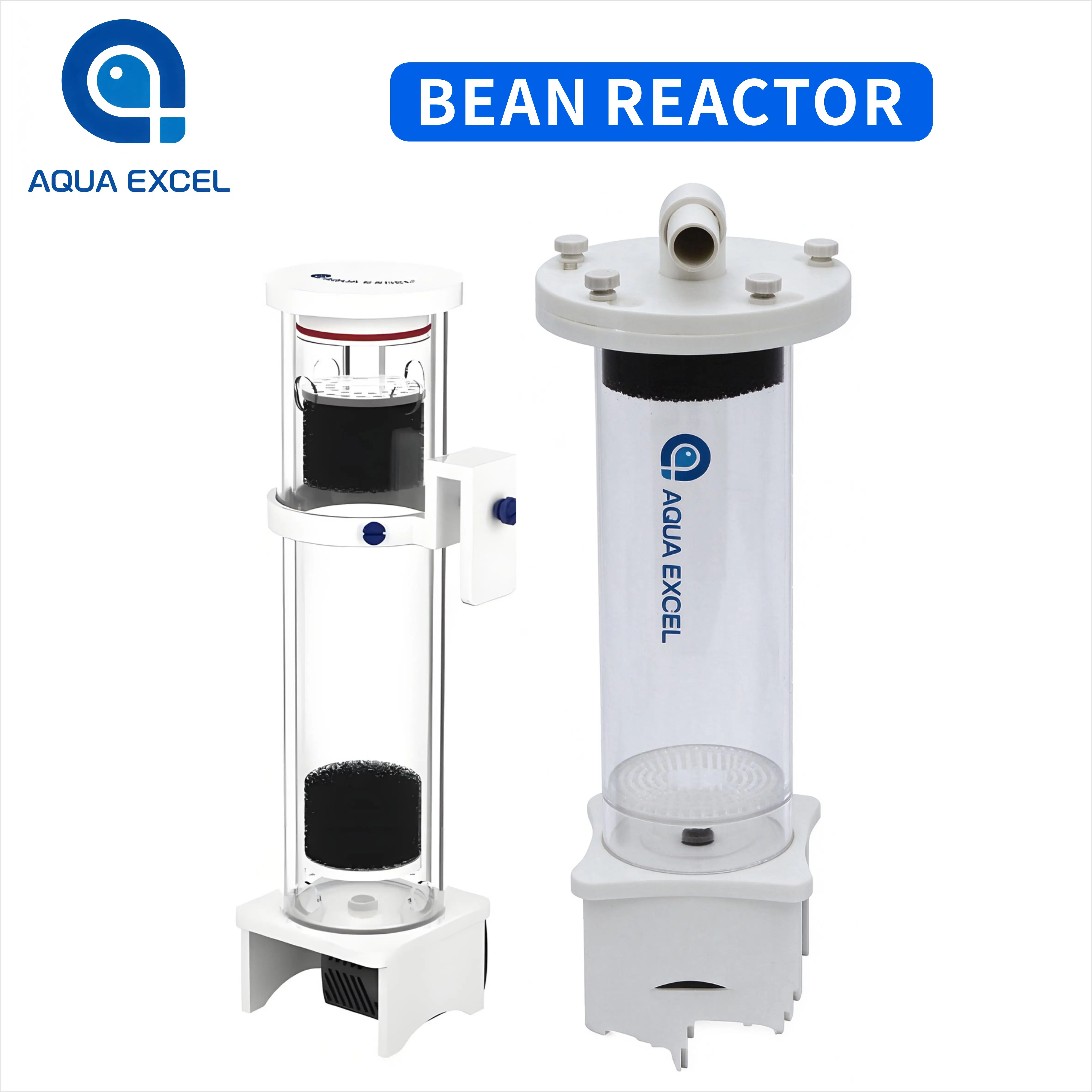 Aqua Excel Multi Function Bean Reactor, Aquarium Filter Media Reactor AE-P1 P2 AE-MR50 MR60 MR100 MR120 for Marine Coral Reef Ta