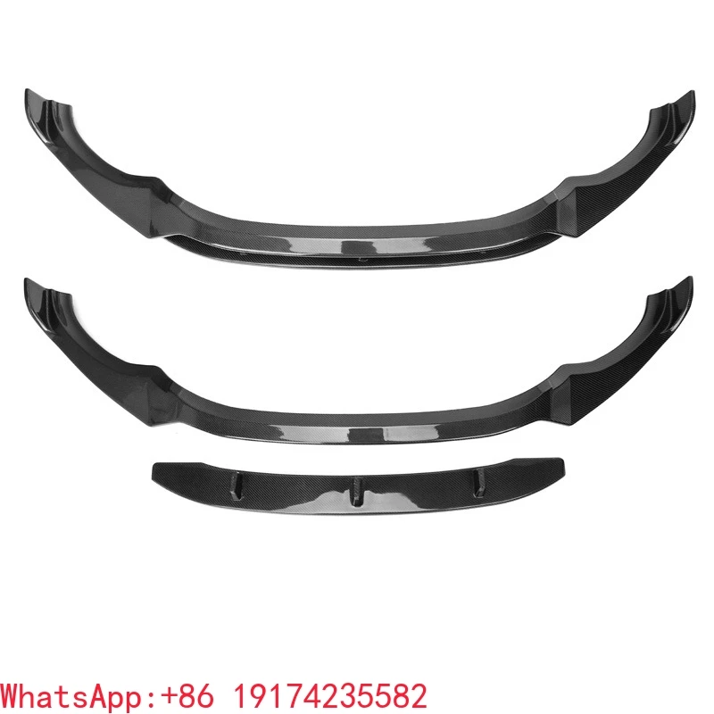

Front Bumper Lip for B-M-W X3/G01 X4/G02 M sport 2018-2020 Real Carbon Fiber Made two piece design