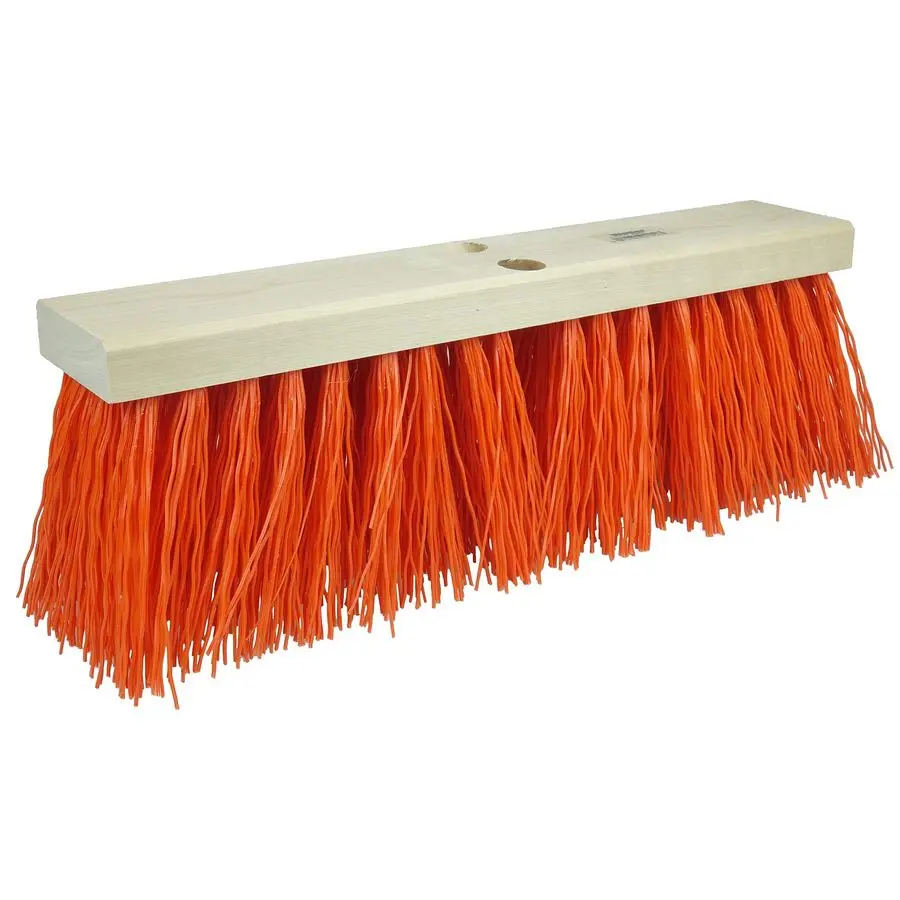 

42055 24 Street Broom, длина 51,4 дюйма, наполнитель из оранжевого полипропилена, сделано в США