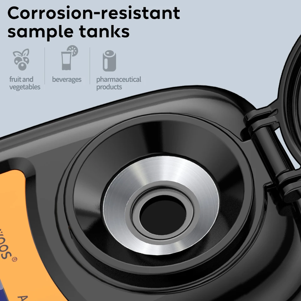 Aicevoos-デジタル屈折計brixメーター、砂糖の内容測定器、フルーツジュース飲料ワインビール0-35% 範囲