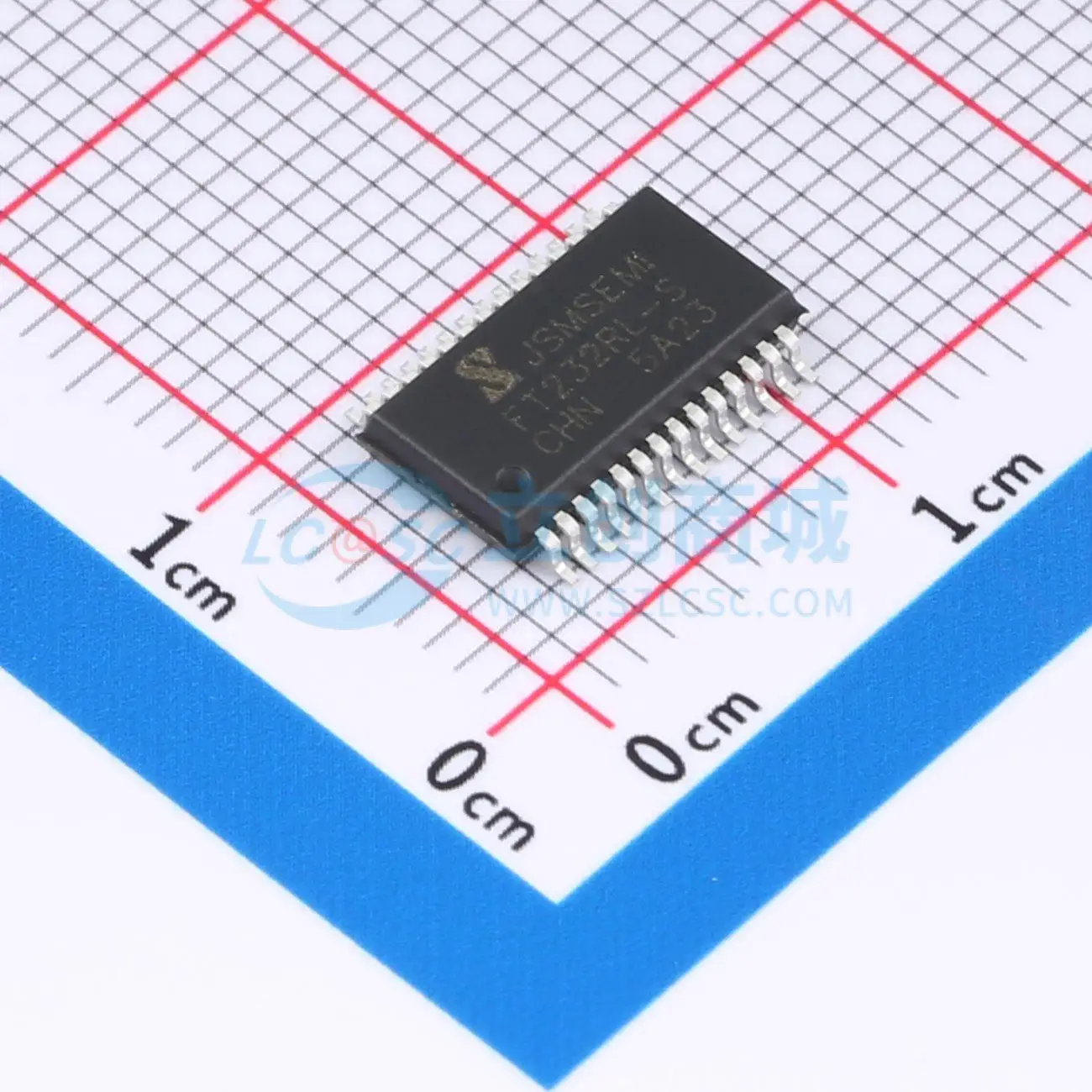 Interface de communication USB UART USB 2.0 1.8V 5.25V 3.3V 5.25V, 8 pièces, FT232RL-REEL-S SSOP-28, IC