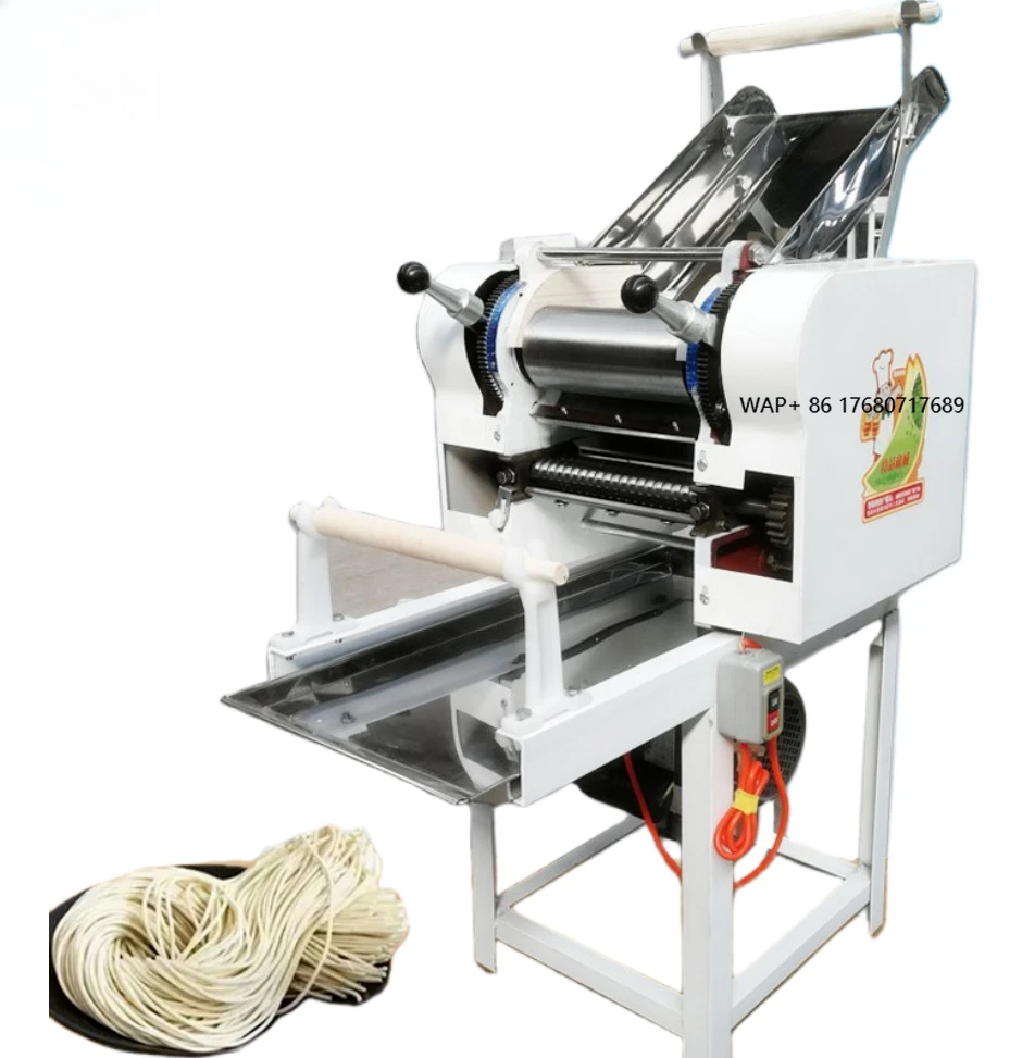 Máquina Eléctrica Comercial para Hacer Pasta, Espaguetis, Fideos Frescos, Prensa Cortadora de Masa, Extrusora de Fideos Ramen