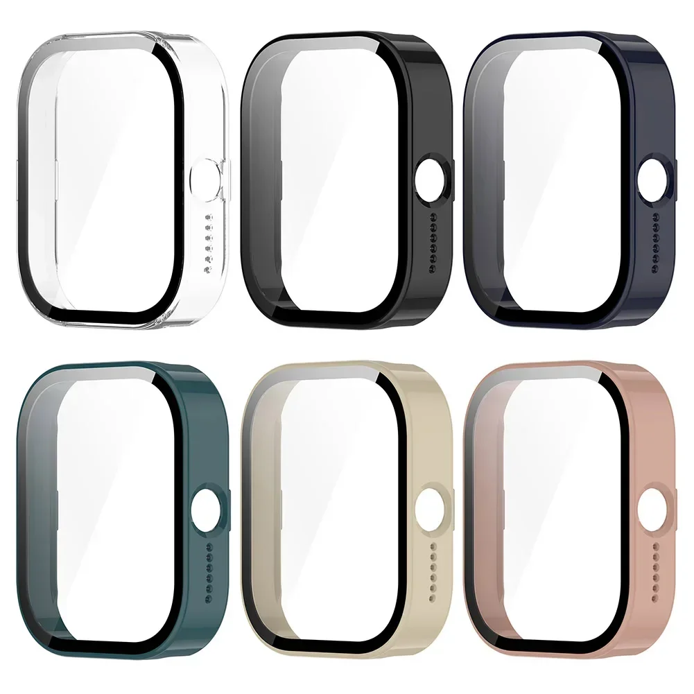 強化ガラス + PC ケース CMF Watch Pro 用ガラススクリーンプロテクター オールラウンド保護フレームバンパーシェル CMF Watch Pro カバー用