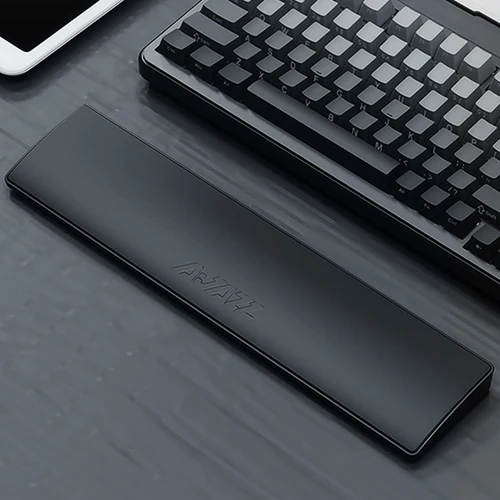 Imagen 2 del producto Almohadilla para reposamuñecas para teclado de juegos, espuma viscoelástica ergonómica, goma antideslizante, Base estable, reposamanos, soporte para manos para teclado de 81 teclas