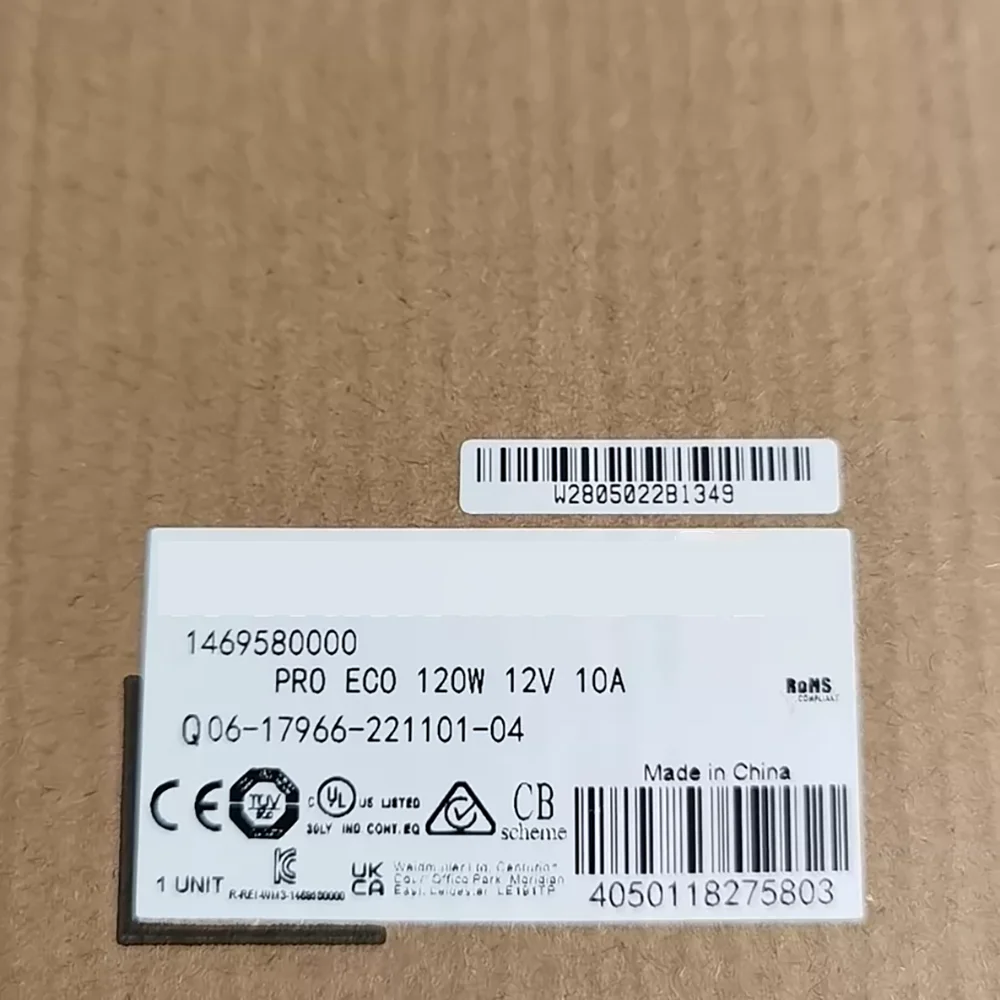 Original For Weidmüller Rail Switching Power Supply Single Phase 1469580000 PRO ECO 120W 12V 10A