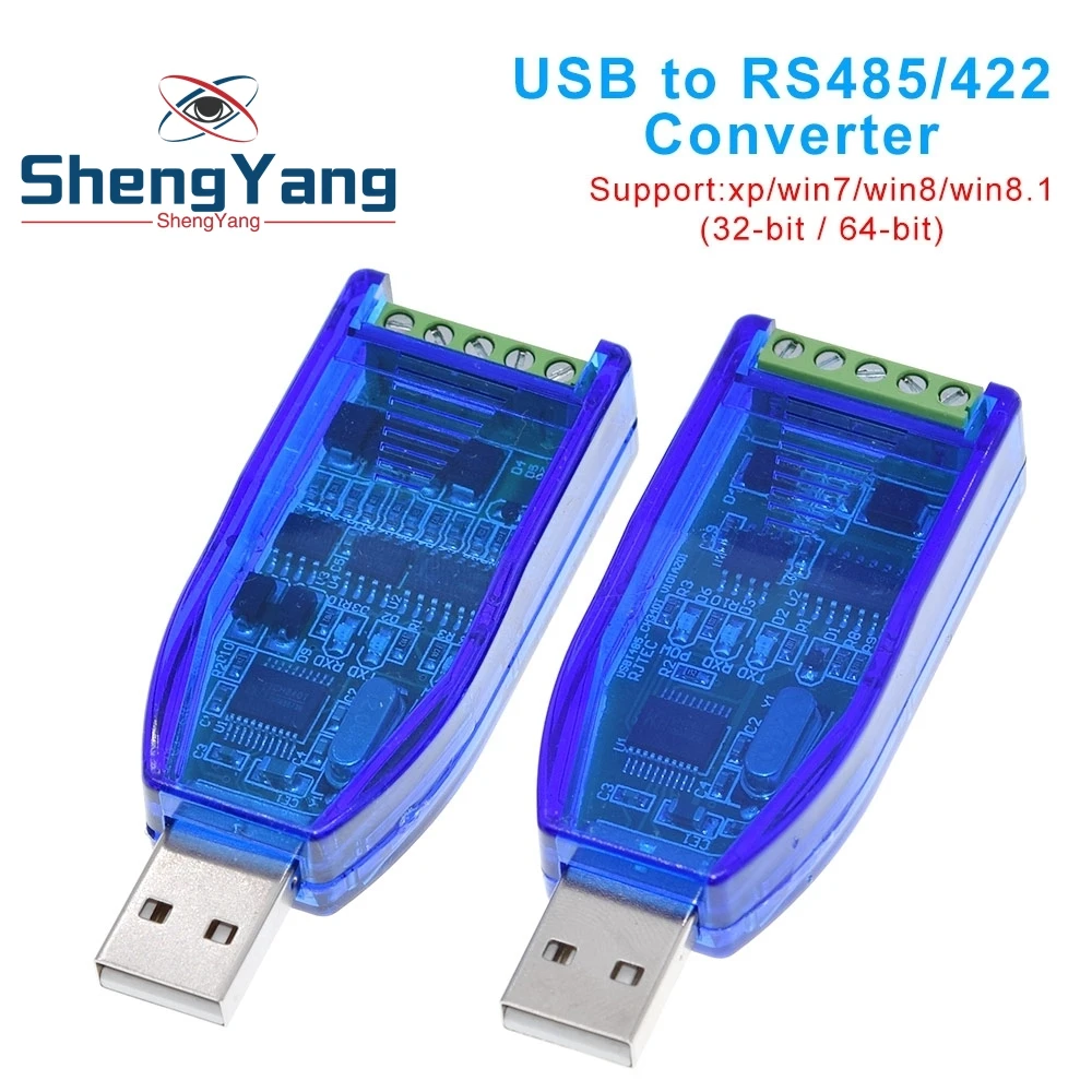 

Промышленный преобразователь USB в RS485 422 CH340G, обновленный преобразователь защиты, совместимость со стандартом RS-485 A, модуль платы разъема