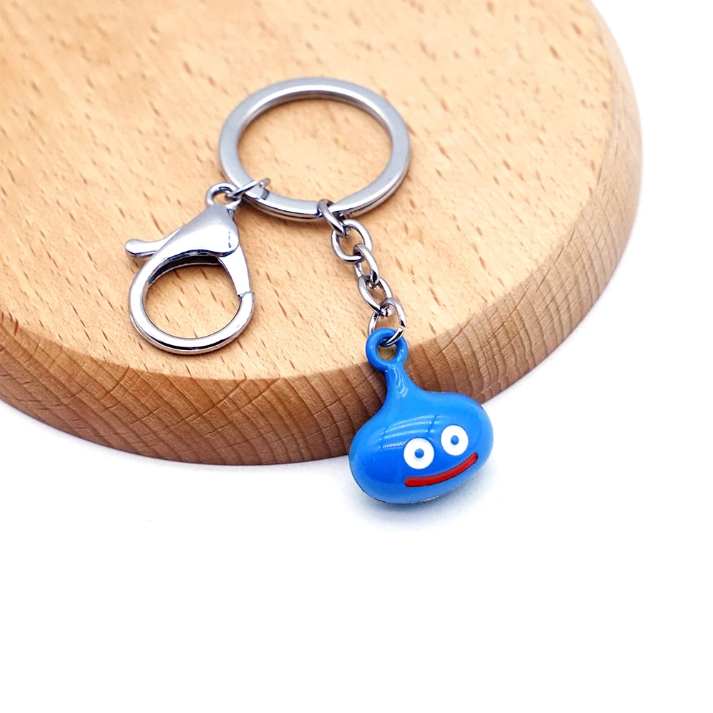 Doragon Kuesuto Slime Necklace Dragon Quest Blue Slime Metal Pendant Necklaces Game Jewelry Chains Choker Collares Charm Gifts