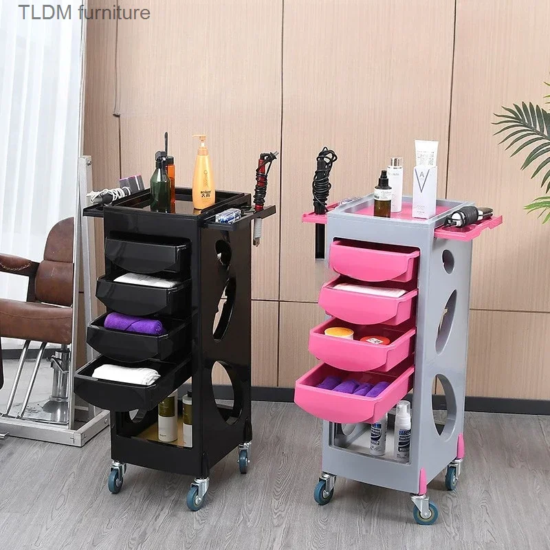 

Tattoo Tool Salon Trolley Cosmetic Makeup Drawers Utility Salon Trolley Barber Luxury Carrito Auxiliar Salon Furniture BL50ST