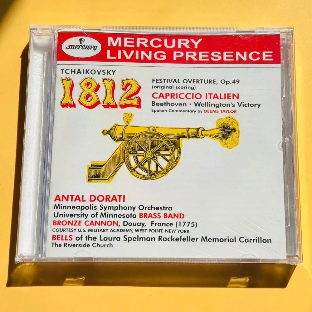 

Mercury Living Presence Tchaikovsky 1812 Overture Real Cannon Dorati Audiophile Test CD Brand New Sealed In Stock