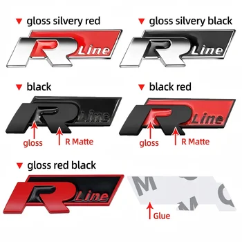 適用於福斯高爾夫5/6/7 MK7/MK6、Polo、捷達、尚酷、甲蟲車、帕薩特、途觀的3D金屬R標誌貼紙,可貼於汽車後車箱車身。 8 最佳銷售 捷達 2012 - №2