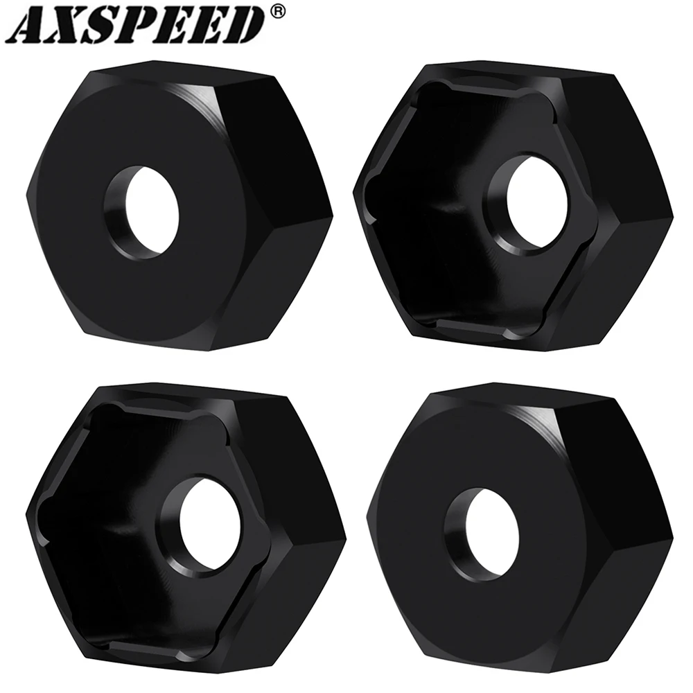 

AXSPEED 4 шт., шестигранный адаптер ступицы колеса от 10 мм до 12 мм для YOKOMO 1/10 2WD и 4WD, детали для обновления радиоуправляемых гусеничных автомобилей