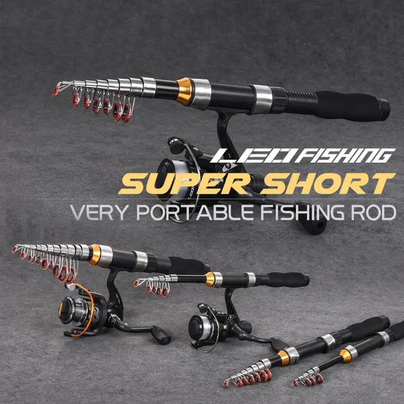 

2022 Portable Fishing Rod Carp Lure Rod Stainless Steel Telescopic Sea Fishing Rod Rotating Rod Carbon Fiber Super Light Hard