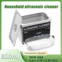 35W 60W Ultrasonic Cleaners Manicure Dental Glasses Retainers Tools Ultrasonic Cleaning Machine Cleaner Nails Ultrasonic Bath