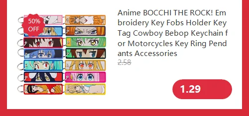 1 Pcs Anime Game Cute Key Chain for Motorcycles Key Fobs Holder Men Women Key Tags Key Ring Fashion Jewelry Accessories Gifts