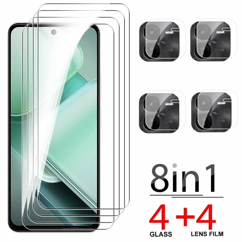 8in1 Camera Lens Protective Glass For vivo iQOO Z9x 5G Tempered Glass Screen Protector For Vivo iQOO Z9 x iQOOZ9X iQOOz9 5G 2024