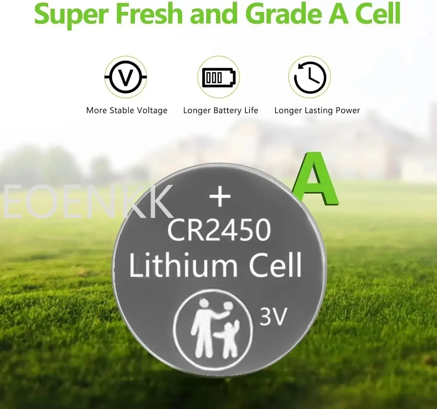 2-50PCS CR2450 3V Lithium Coin Cell Battery for Remote Controllers Garage Door Openers Calculators Thermometers BMW Car Key Fob