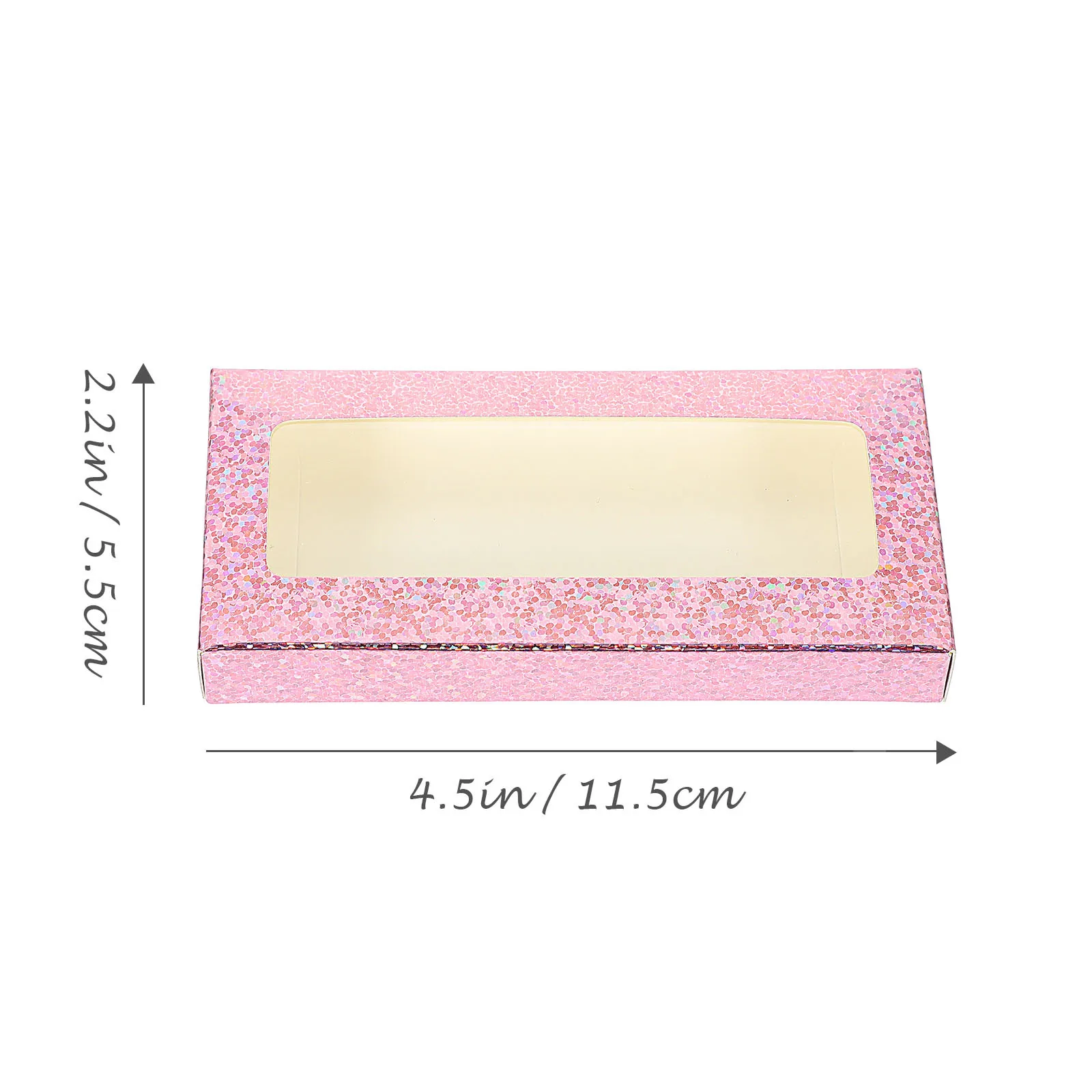 25Pcs Lash Packaging Boxes Colorful False Eyelash Storage Case Convenient Organizer Holder for Travel Makeup