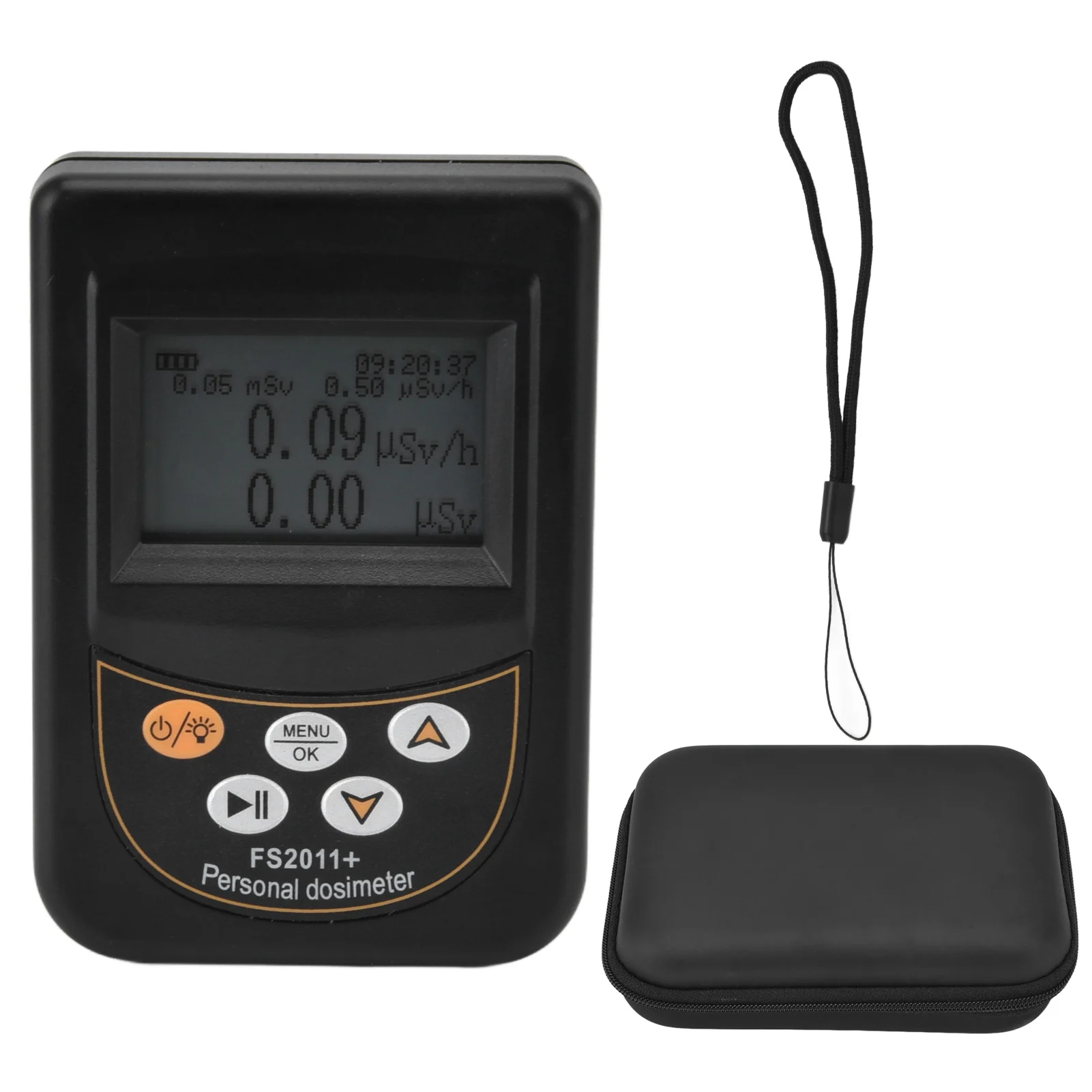 FS2011 5 in 1 Battery Powered Personal Dosimeter Nuclear Radiation Detector For Marble Detector Beta Gamma X-ray Detection Alarm