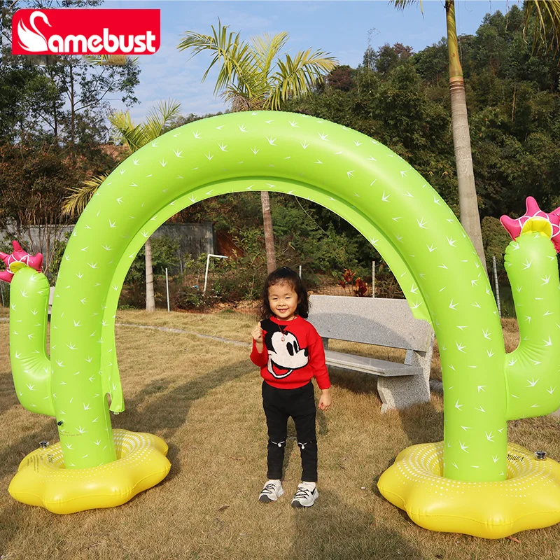 Camebust Spray Mat Pool Wave Kinderwatermat Outdoor Gazon Tuin Sprinkler Watermat Cactus Opblaasbaar Zwembad Spel Speelgoed