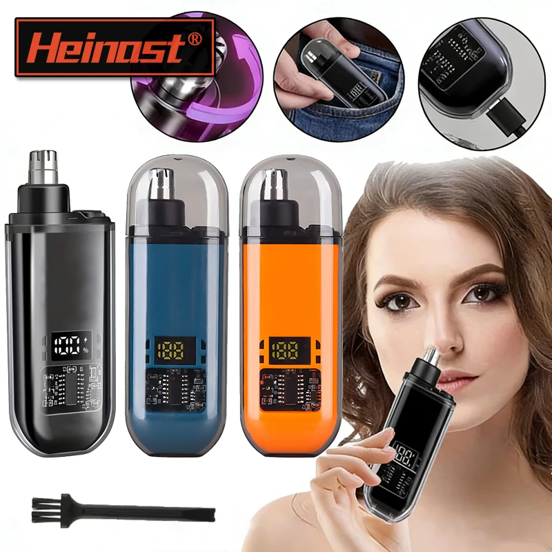 Electric Nose Hair Trimmer Clipper Rechargeable Multi-kinetic Shaving Unisex Automatic Washable Personal Care Appliances