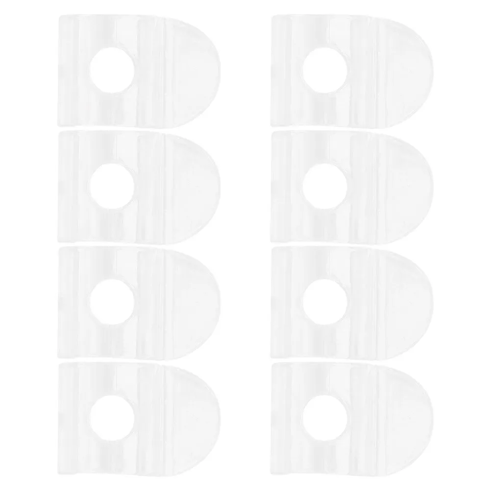 

8 шт. беспроводных ручек для штор, прозрачные аксессуары для рулонных штор, простая установка, запасные части для оконных жалюзи и занавесок