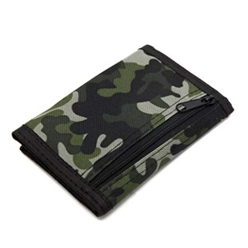 Trifold Casual Wallet for Male Men Women Young Novelty Money Bag Purse Zipped Coin ID Card Holder Pocket Kids