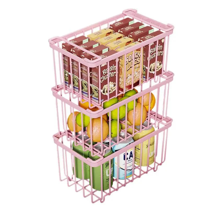 Hängekorbregal für den Tiefkühlschrank, Aufbewahrungsregal für den Kühlschrank, Lebensmittelnetzkorb, Eiscreme-Aufbewahrungsregal, Hängekorb – Detail 6