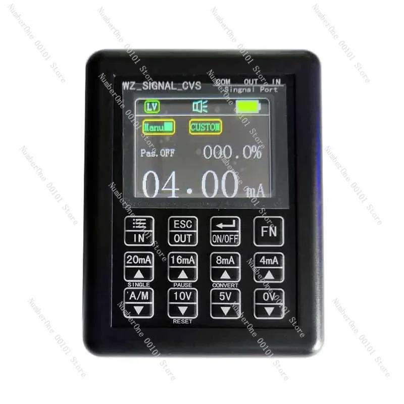 NEW Portable 0-20mA 4-20mA 0-10V 0-12V 24V Signal Generator 0-22mA Calibrator Measuring Meter Debugging Tool LCD Display