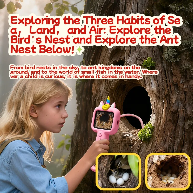 Children's Mini Camera HD Children's Camera Student Party Children's Outdoor Exploration Camera