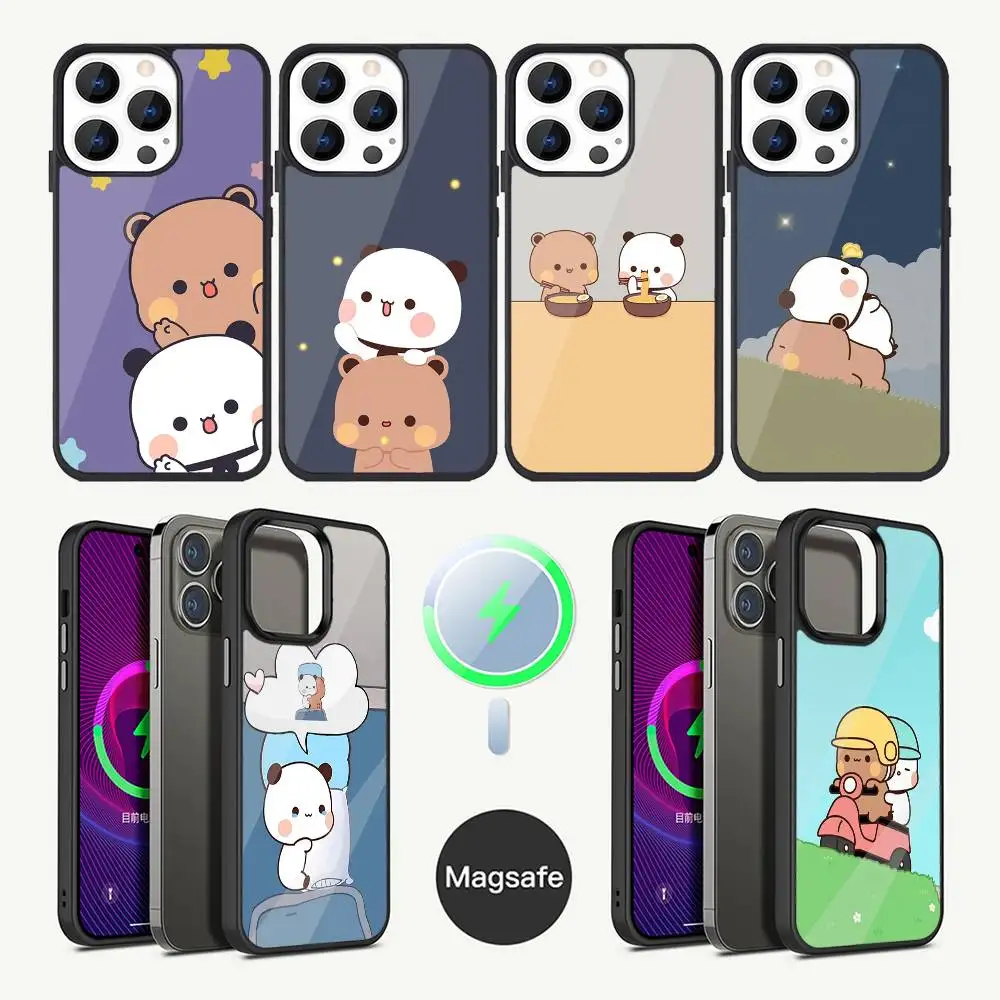 

Cute Cartoon BUBU D-DUDU Phone Case For iPhone 17,16,15,14,13,12,11,Plus,Pro,Max Mini Magsafe Magnetic Wireless Charging