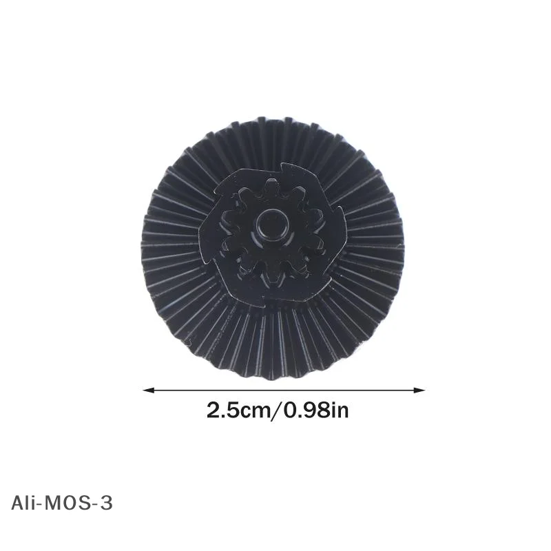 【S】1 قطعة ترس مخروطي معدني حلزوني ترس مشطوف ومحرك حلزوني من النوع D للإصدار. 2/3 أجزاء لعبة ميتال جير #6