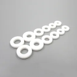 10 pz 3/3.18/4/4.76/5/6.35mm RC barca albero rondella di plastica distanziatore guarnizione manicotto Drive cane tetrafluoroetilene alta tenacità