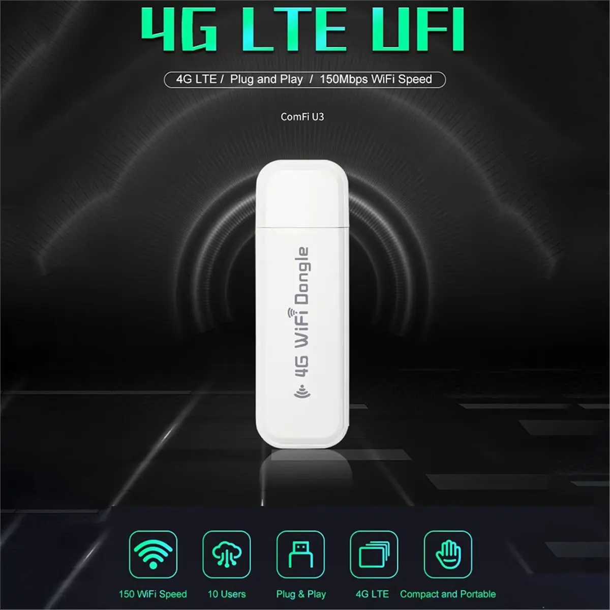 618 Mega Sale 4G Pocket WiFi Router Portable Hotspot Pocket USB Dongle Stay Connected Anywhere Wireless Modem Router