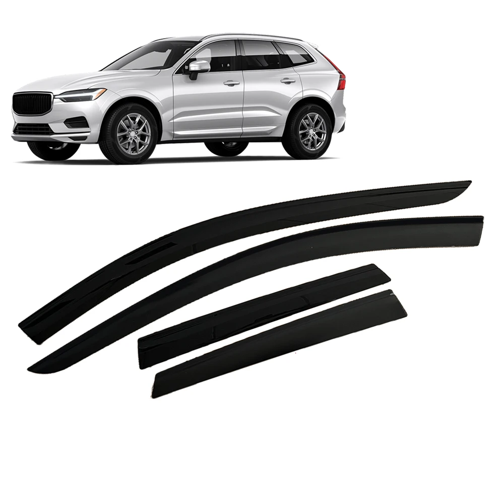 

Window Visor for VOLVO XC60 2018 2019 2020 2021 2022 Wind Deflectors Rain Guards Door Visor Vent Shades Ventvisor Sun Rain Vent