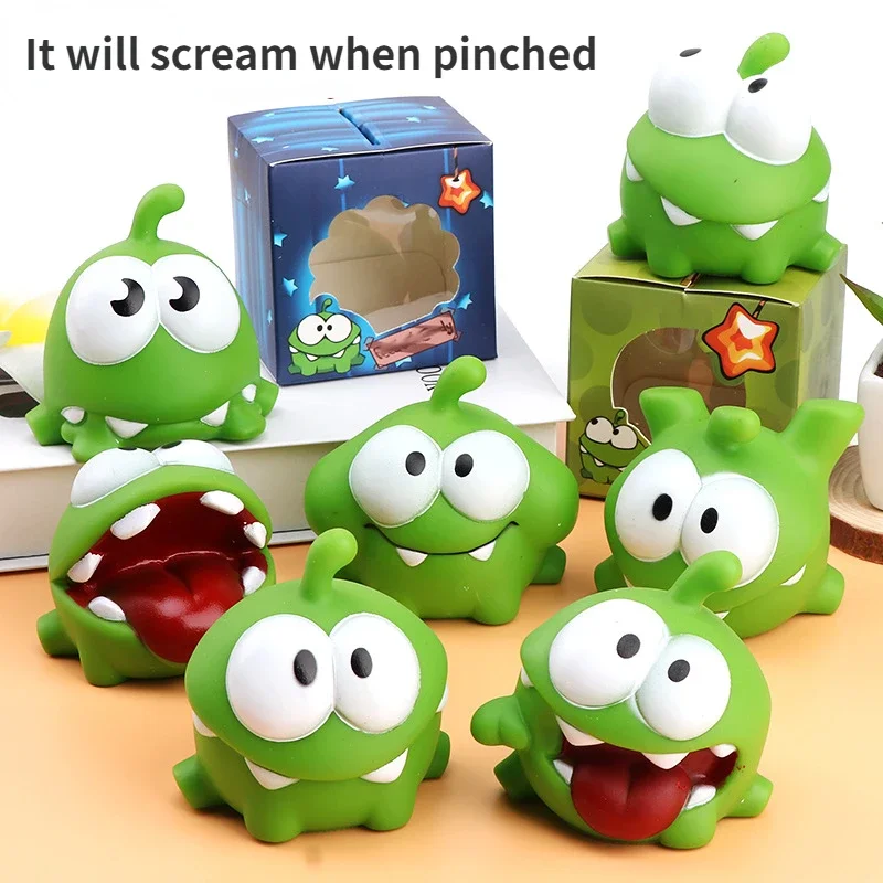 Poupée animale à presser pour enfants, corde coupée, grenouille, jouet d'eau, nouveauté, jeu de bonbons, cadeau vocal en caoutchouc, jouet de bain pour enfants, jouet sonore de grincement