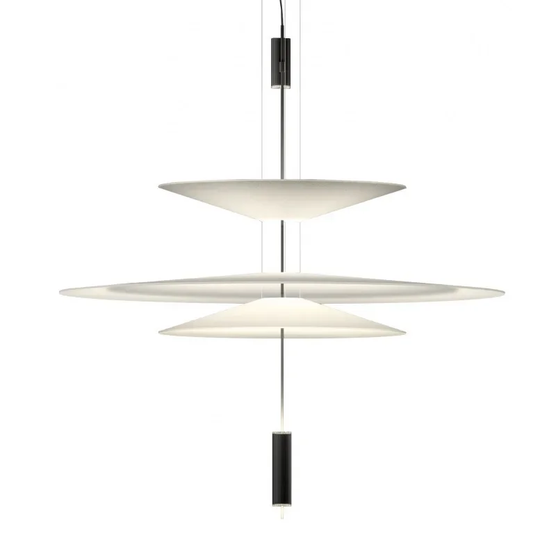 Minimalist LED Hanging Light, UFO Acrylic Chandelier for Bedroom & Living Room view 6