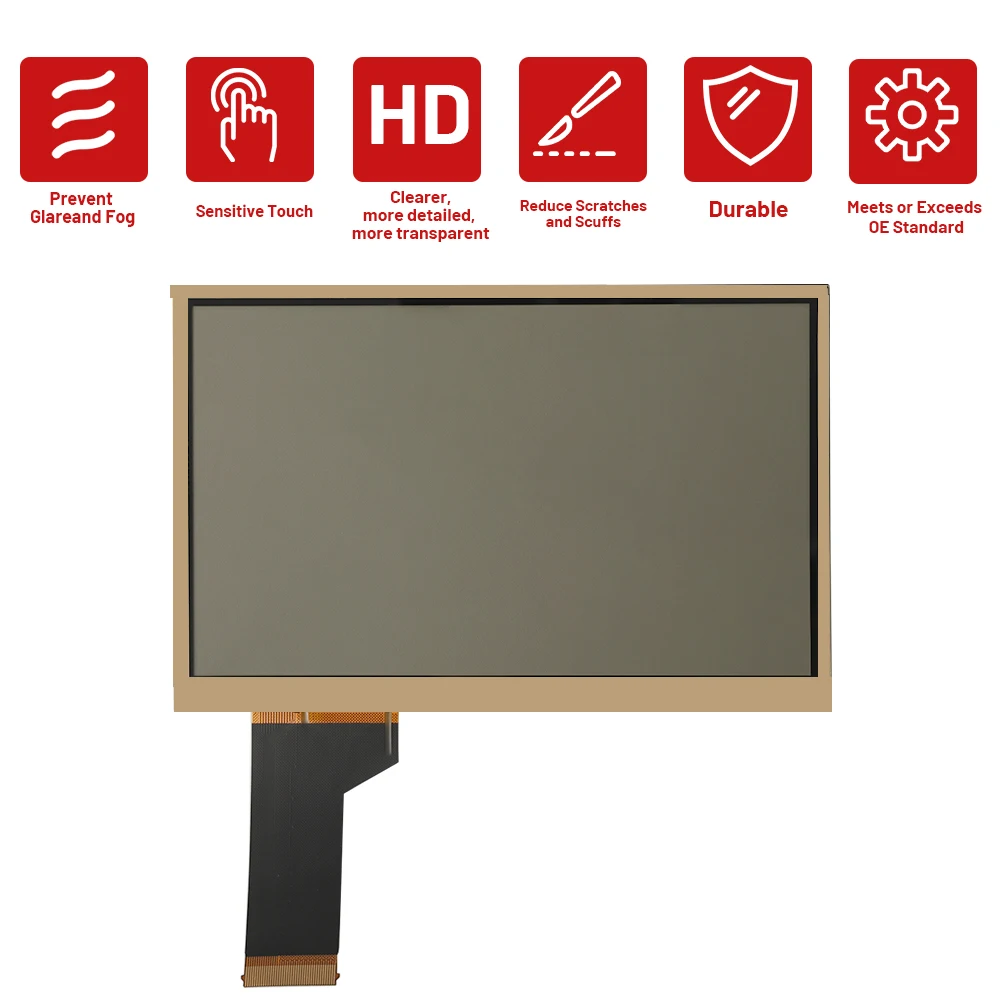 6.5 inch Glass Touch Screen for TDO-WVGA0633F00045 0039 For VW MIB STD2 682 200 680 Car Multimedia Player Radio Screen Digitizer