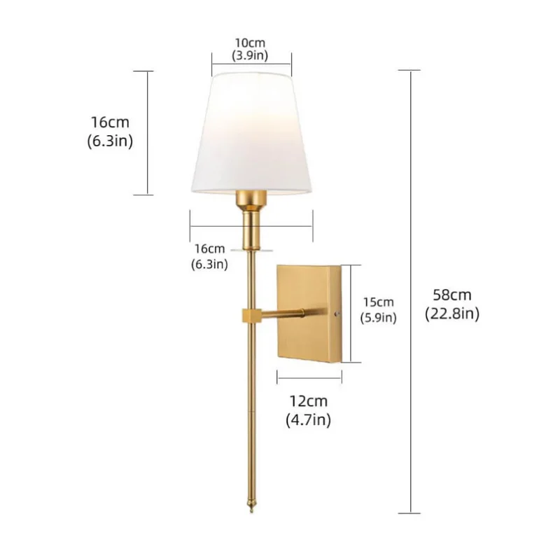 2pcs Led Wall Lamp Nordic Classical Flared White Textile Shade Type-c Charging Bulb Metal Lamp Body 3-Color Dimming Remote Control Metal Ceiling Tray E27 Base Led Lights for Hotel Room Decor Bedside Living Room Lighting