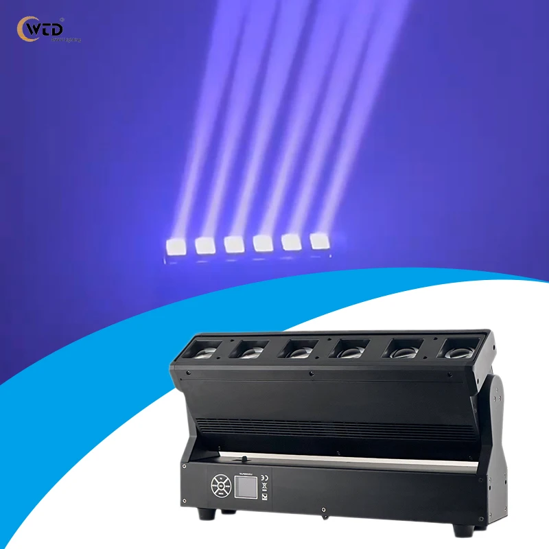 

Светодиодный прожектор AOPU 6x40W RGBW 4-в-1 с зумом и эффектом Wash для диджеев, караоке и концертов