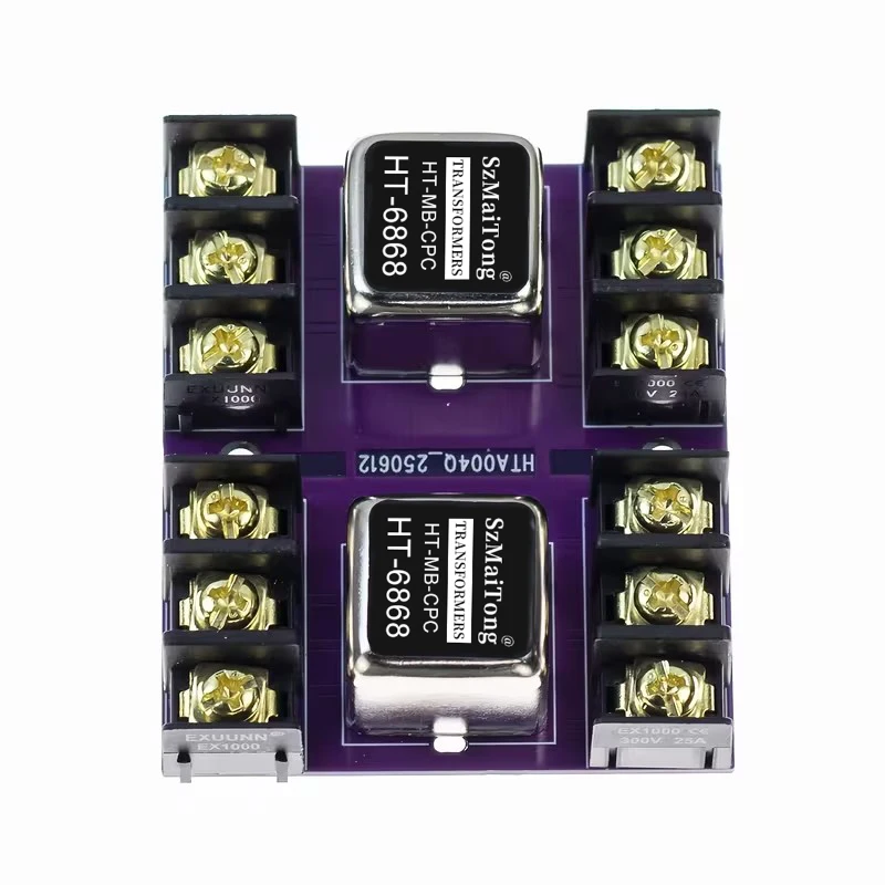 HT-6868 Balanced and Unbalanced Conversion Audio Isolator Permalloy Audio Isolation Transformer 600:600 20Hz-20KHz