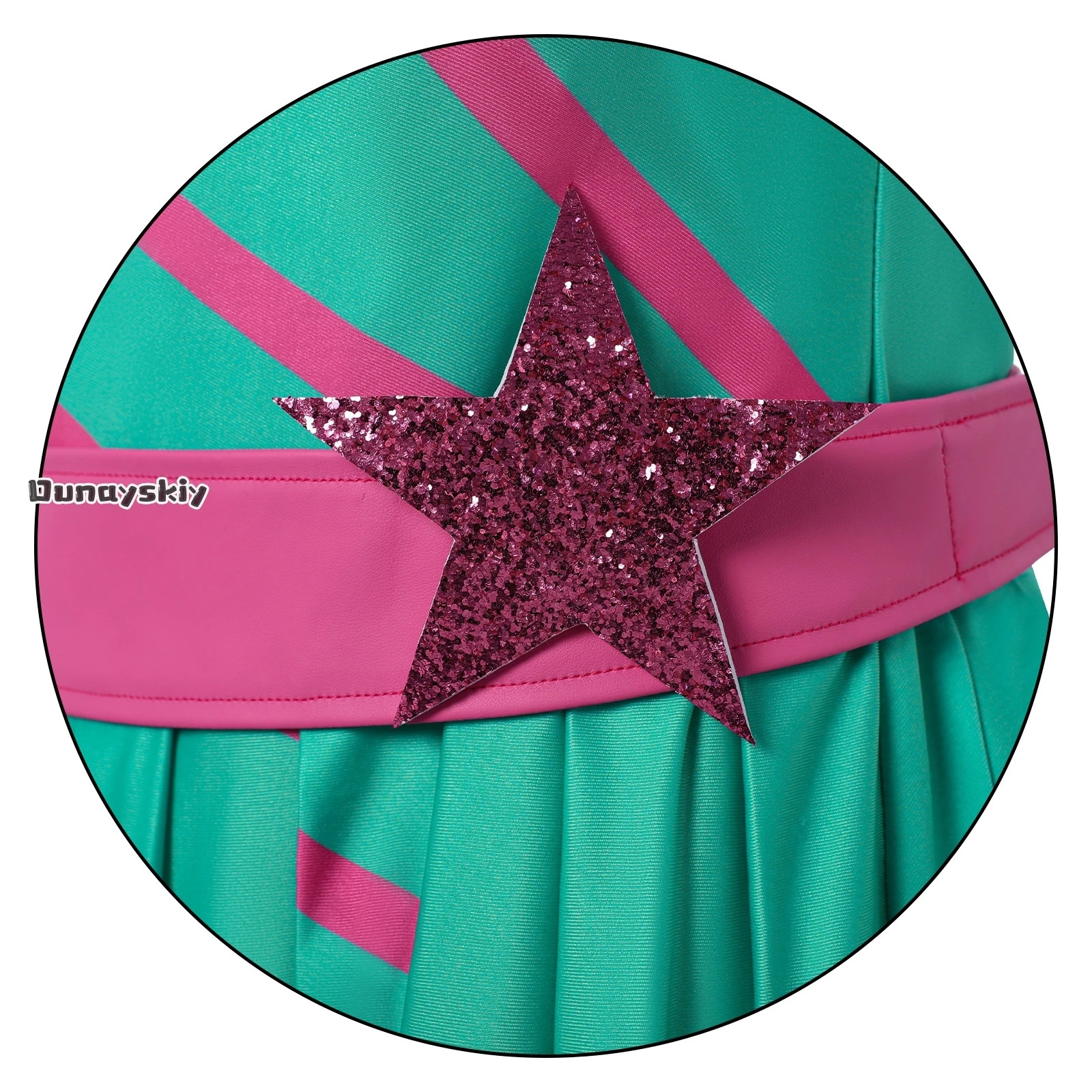 Anime Stella Costume Cosplay Fata Party Abito a fascia verde Abiti da donna Gioco di ruolo di Halloween Parrucca Scarpe Vestito Abiti da travestimento