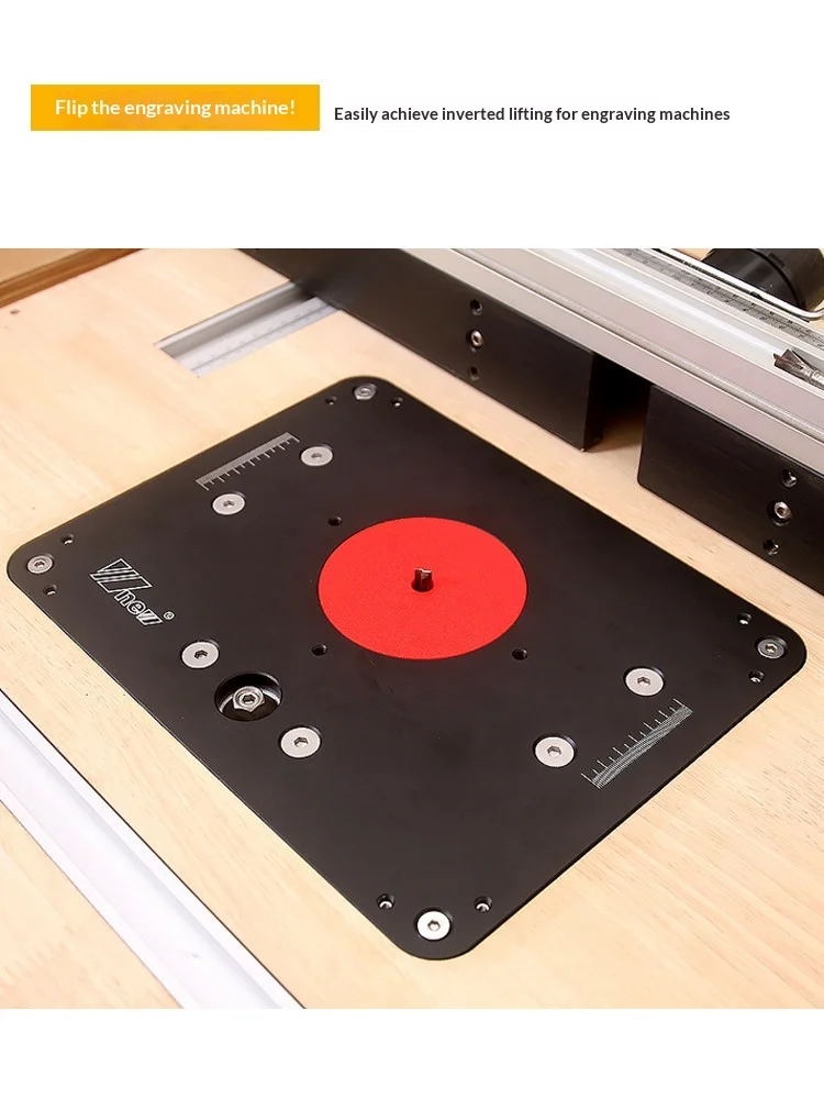 New Adjustable Flip-Over Engraving Machine Woodworking Router Flip-Over Plate Edge Trimming DIY Modification Tool 4-Year
