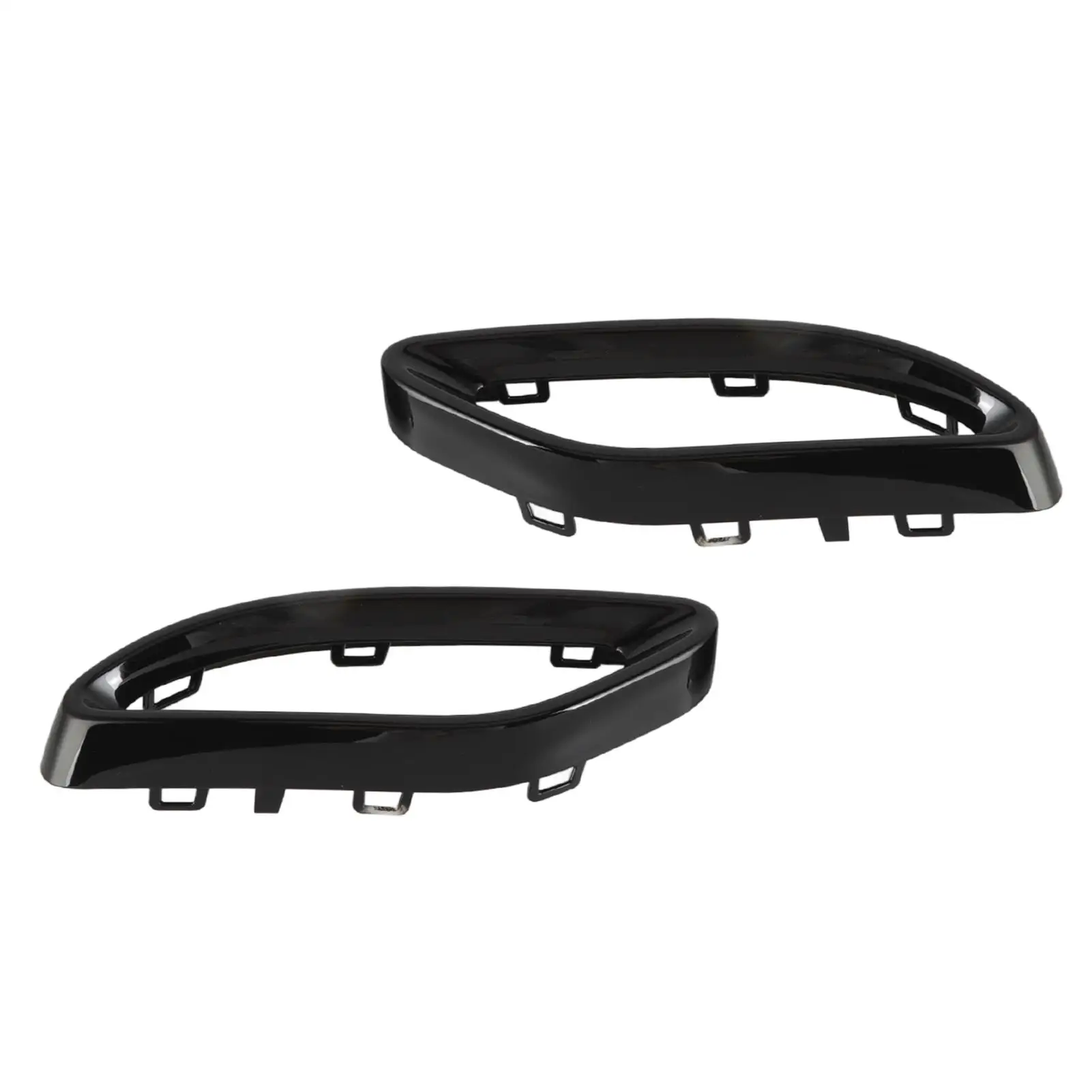 For Mercedes Benz Gloss Black Exhaust Tip Covers for A B C E GLC CLS Class W177 W247 W205 W213 X253 C257