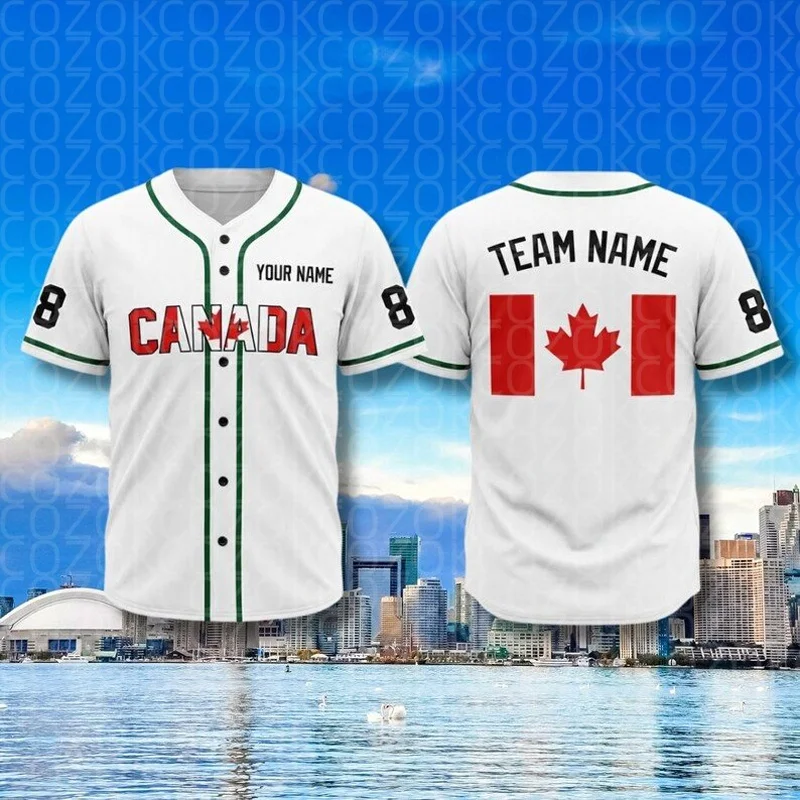 National Scenery Custom Team Baseball Jersey for Men Women Short Sleeve JerseyShirt Team Shirts Hip Hop Unisex Tops