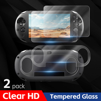 1/2pcs Tempered Glass for Sony PS Vita PSV 1000/PSV 2000 Clear Full HD Screen Protector Front+Back Cover Protective Film Guard