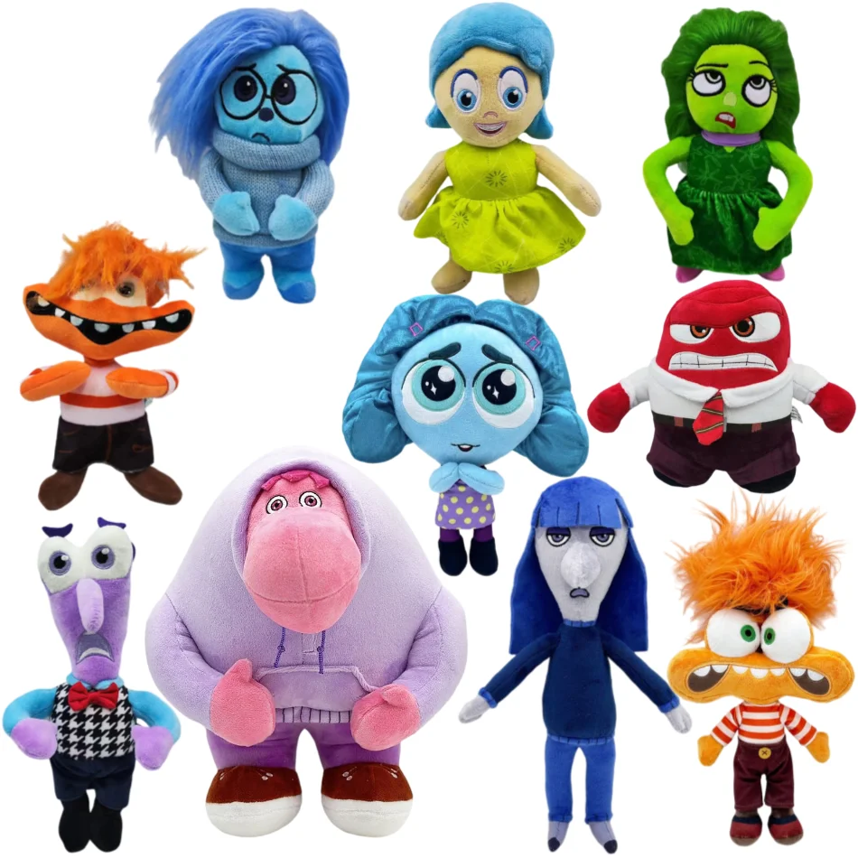 

New Inside Out 2 Plush Dolls Inside Out Plush Toy Cute Cartoon Plushie Doll Soft Stuffed Anime Periphery Toys Kids Birthday Gift
